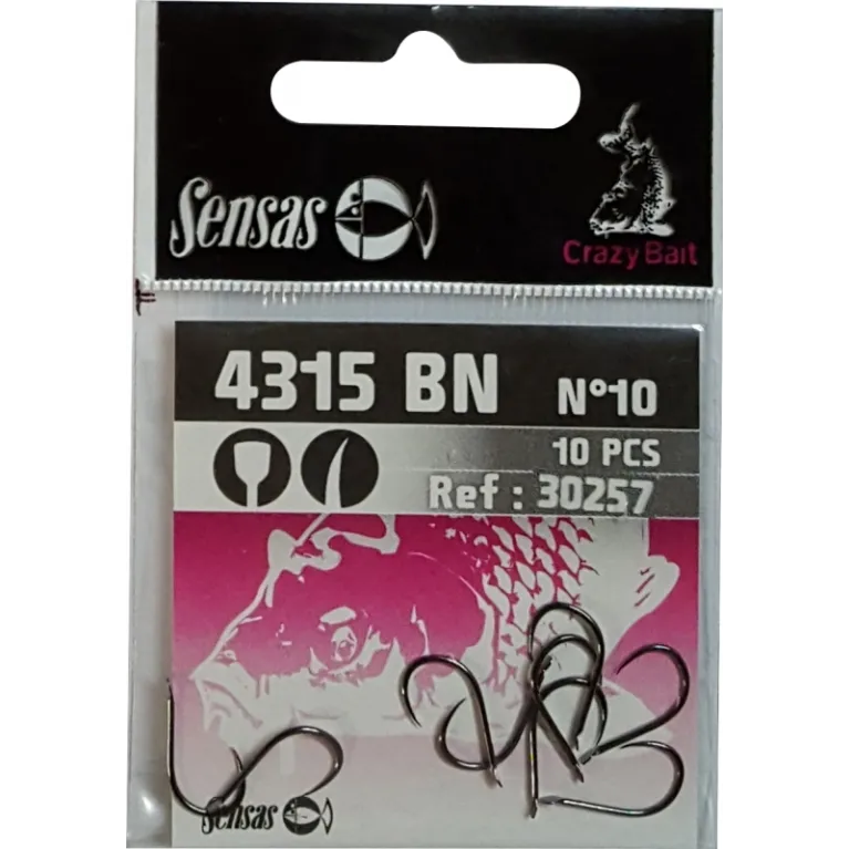 HAMECON SIMPLE SANS ARDILLON 4315 SENSAS CRAZY BAIT BARBLESS HAMECON SIMPLE SANS ARDILLON 4315 SENSAS CRAZY BAIT BARBLESS