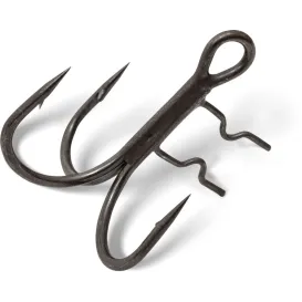 Quantum Claw Treble Hooks Mat Finish – Hameçon triple N°6