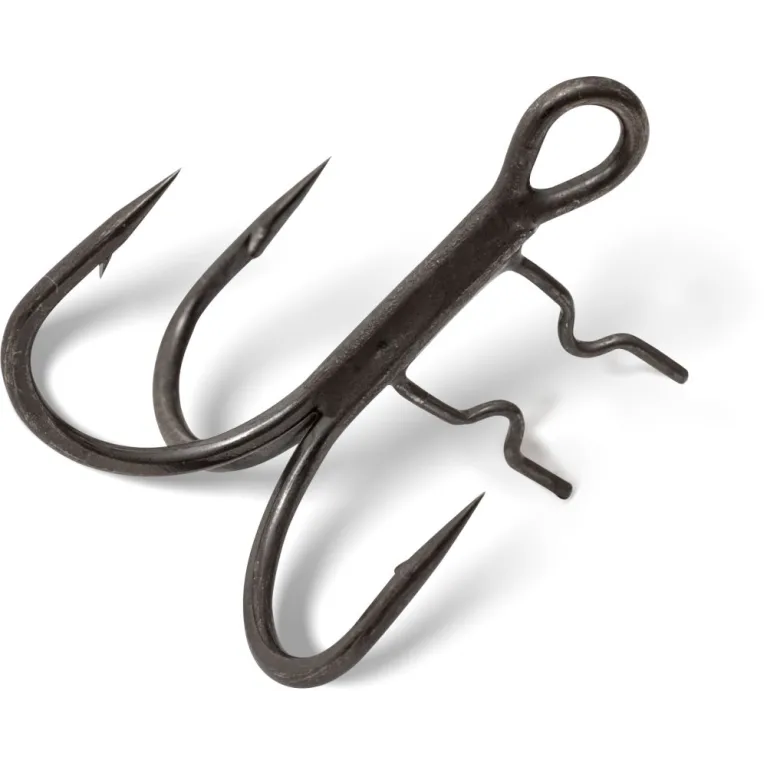 Quantum Claw Treble Hooks Mat Finish – Hameçon triple N°6