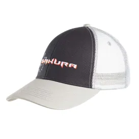CASQUETTE SAKURA TRUKER GREY BLACK