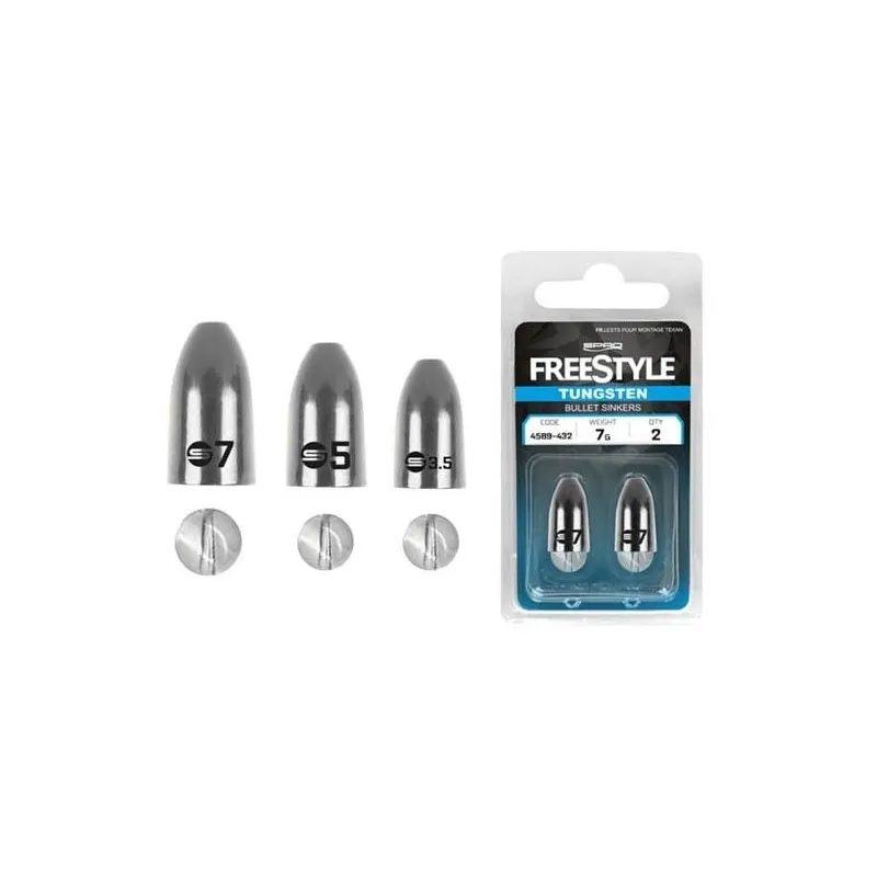 SPRO Freestyle Bullet Sinker Tungsten 3,5 g – Plomb balle tungstène
