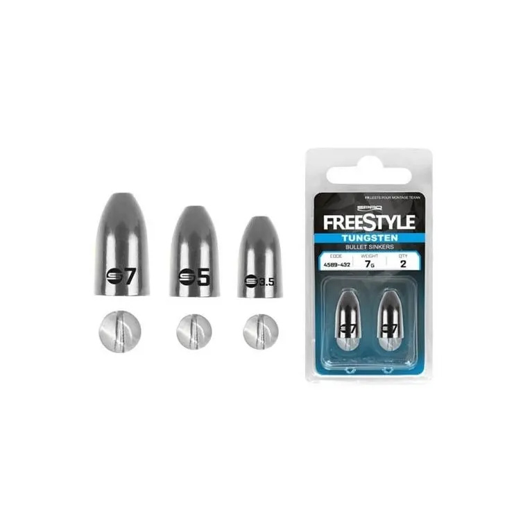 PLOMB BALLE SPRO FREESTYLE BULLET SINKER TUNGSTEN PLOMB BALLE SPRO FREESTYLE BULLET SINKER TUNGSTEN