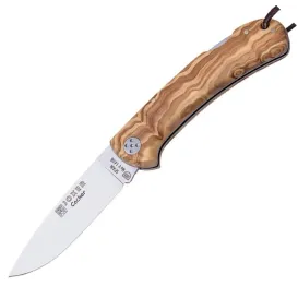 Joker Cocker – Couteau pliant manche olivier lame 90 mm