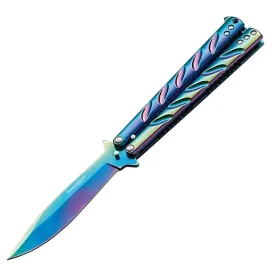 Böker Magnum Balisong Rainbow – Couteau papillon lame 102 mm