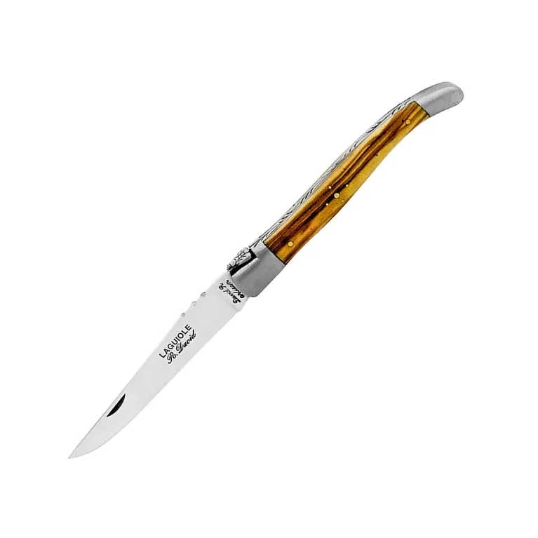 COUTEAU ROBERT DAVID LAGUIOLE 10 CM MANCHE OLIVIER