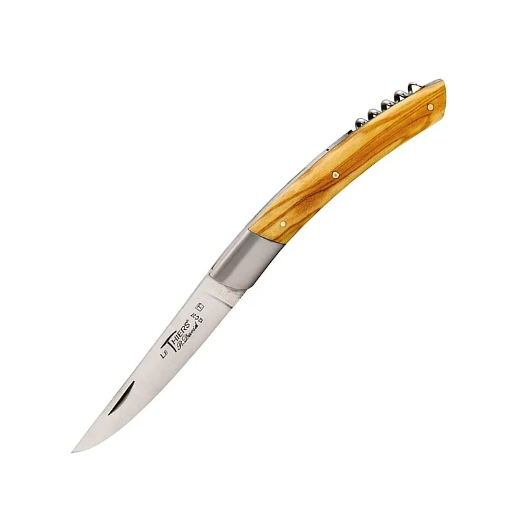COUTEAU ROBERT DAVID THIERS 10 CM 2 PIECES MANCHE OLIVIER
