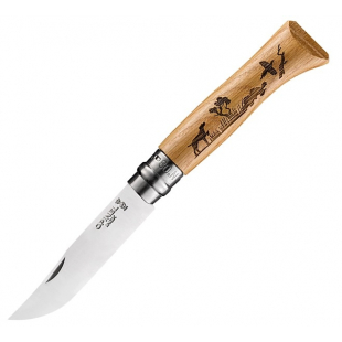 COUTEAU OPINEL N.8 ANIMALIA CHIEN