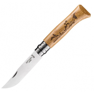COUTEAU OPINEL N.8 ANIMALIA LIEVRE