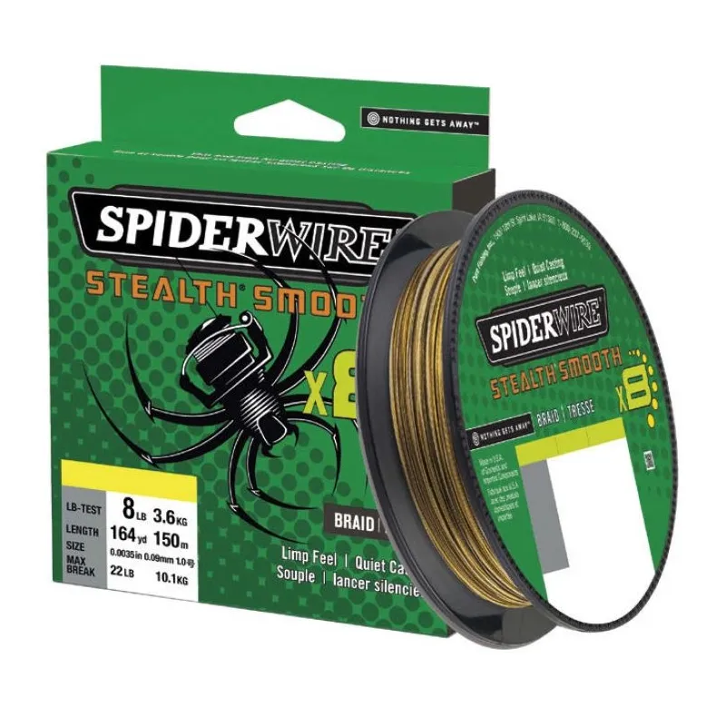 SpiderWire Stealth Smooth 8 Camo – Tresse 8 brins