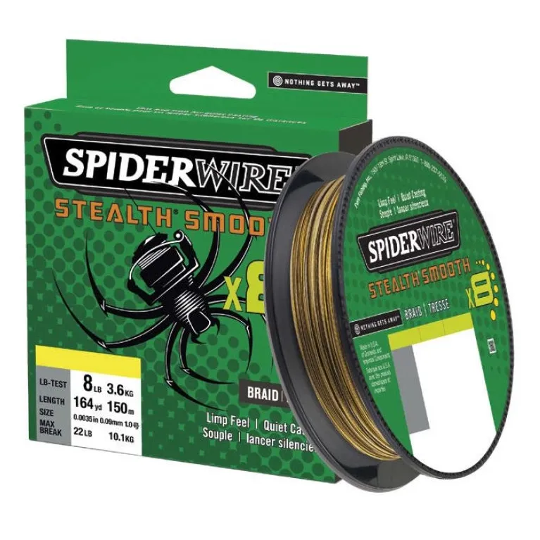 SpiderWire Stealth Smooth 8 Camo – Tresse 8 brins