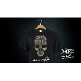 TEE SHIRT WAY OF FISHING CRANE STREET ART NOIR
