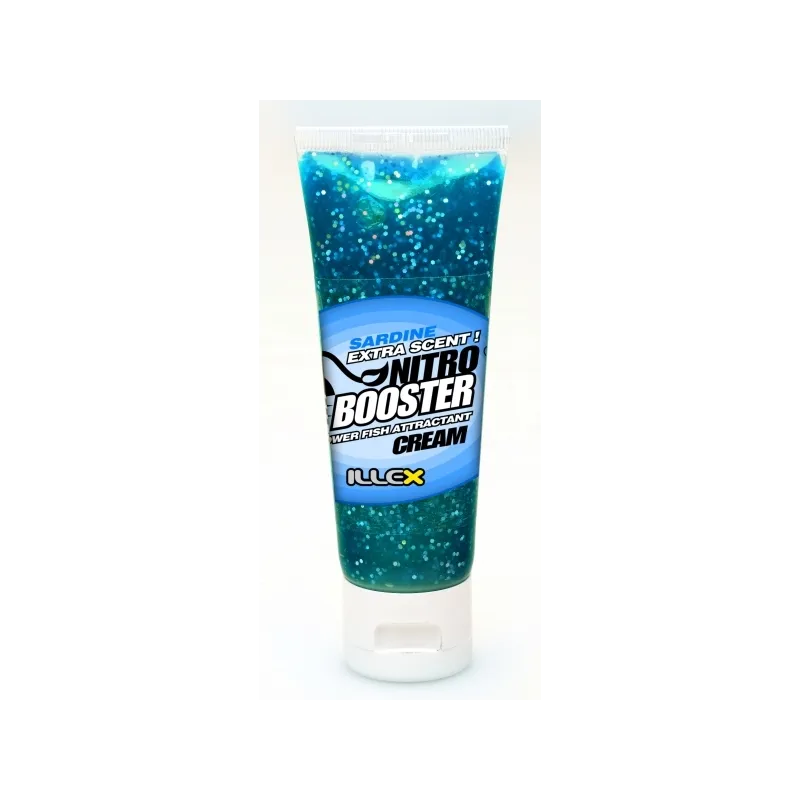 Illex Nitro Booster Cream 75 ml – Gel Attractant Teinté pour Leurres Souples