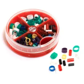 Peper Bagues pour Flotteur – Assortiment PVC en boîte