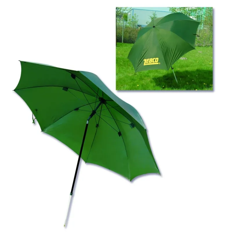 Zebco Parapluie de Pêche 2,20 m – Inclinable 45° et 90°