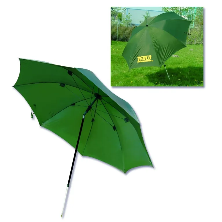 Zebco Parapluie de Pêche 2,20 m – Inclinable 45° et 90°