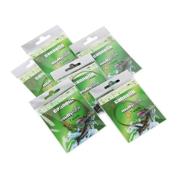 VMC MultiFlex Boucle – Bas de ligne acier 40 cm par 3