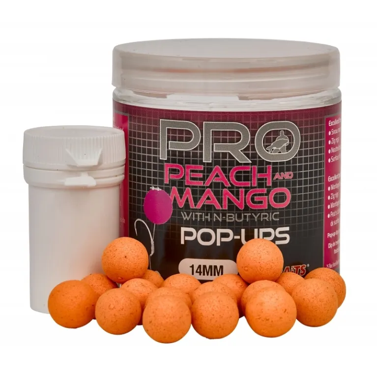 POP UP STARBAITS PROBIOTIC PEACH MANGO 16 MM POP UP STARBAITS PROBIOTIC PEACH MANGO 16 MM