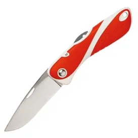 Wichard Aquaterra Lame Simple – Couteau pliant rouge 80 mm