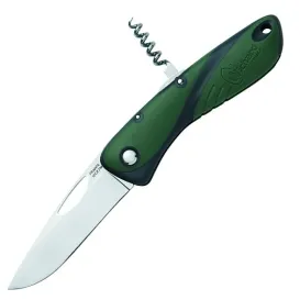COUTEAU WICHARD AQUATERRA VERT LAME + TIRE BOUCHON