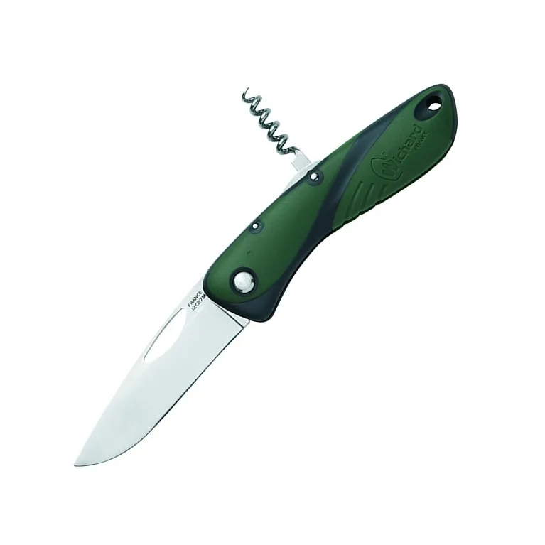 COUTEAU WICHARD AQUATERRA VERT LAME + TIRE BOUCHON