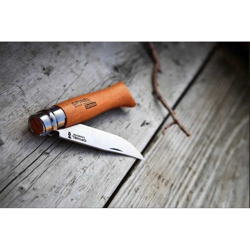 Opinel Tradition Carbone – Couteau pliant du N°6 au N°9