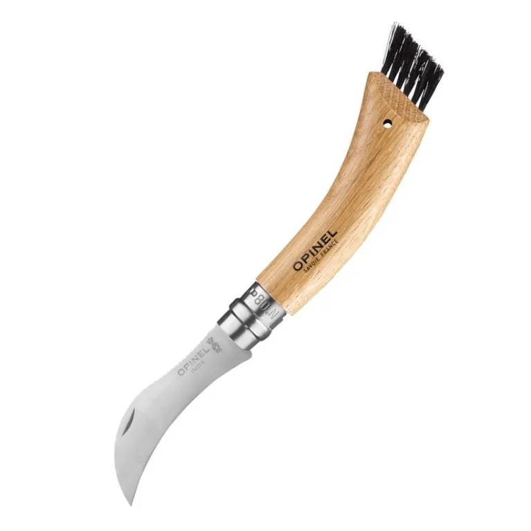 COUTEAU OPINEL A CHAMPIGNON N.8 PLUMIER MANCHE CHENE