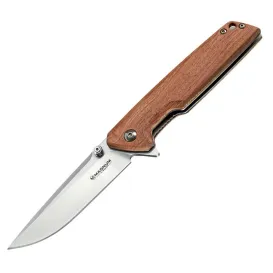 Böker Magnum Straight Brother Wood – Couteau pliant 90 mm