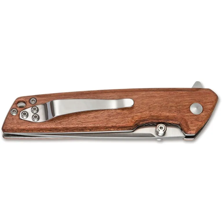 Böker Magnum Straight Brother Wood – Couteau pliant 90 mm