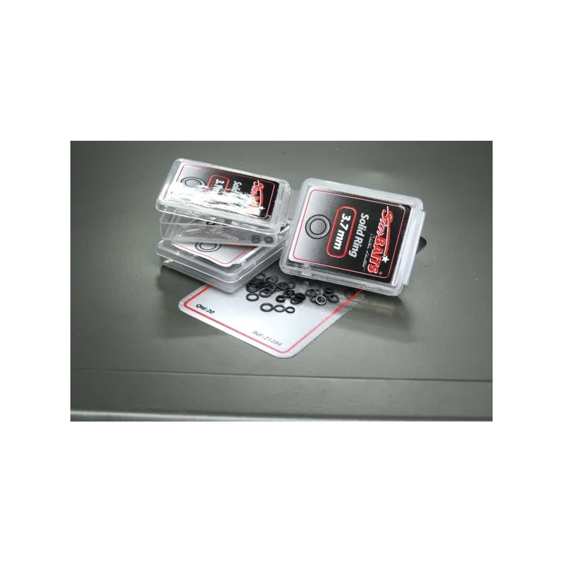 Starbaits Round Rig Ring – Anneaux de Montage Black x20