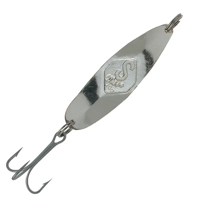 Mepps S de Mer 70 g – Cuiller Ondulante Argent 9 cm pour Pêche en Mer et Silure