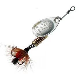 Mepps Aglia Argent Mouche Rouge N°2 – Cuillères tournantes par 2