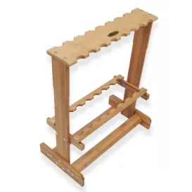 Scratch Tackle Présentoir 16 Cannes Bambou – Râtelier de rangement