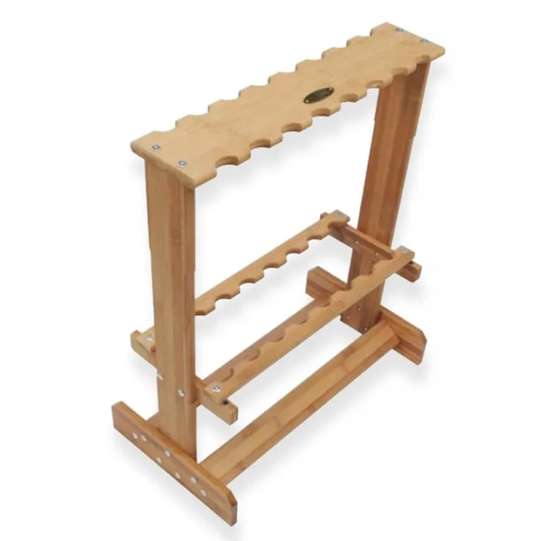 Scratch Tackle Présentoir 16 Cannes Bambou – Râtelier de rangement