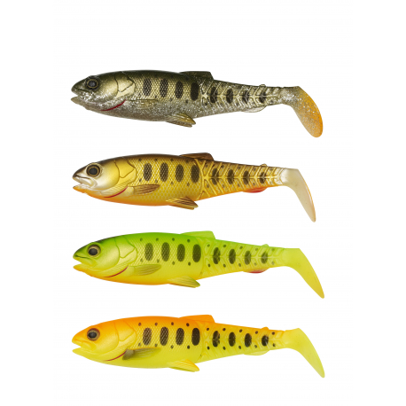 LEURRE SOUPLE SAVAGE GEAR CRAFT CANNIBAL PADDLETAIL 65MM PACK CLAM