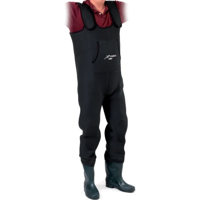 SRT Waders Neo X-Trend – Waders néoprène 4 mm avec bottes PVC