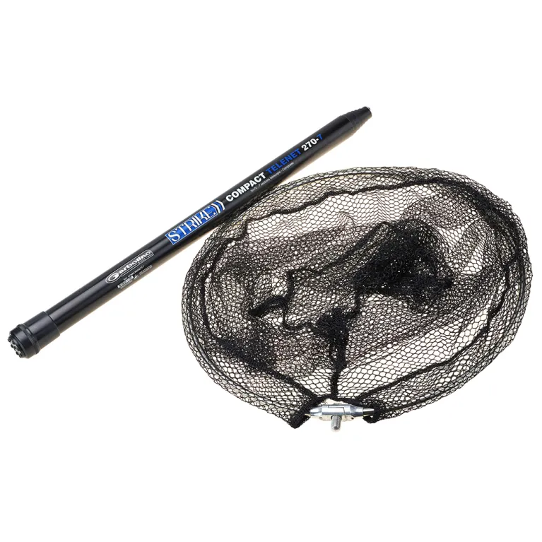 Garbolino Épuisette Compact – Manche 2,70 m + tête pliante 35 cm