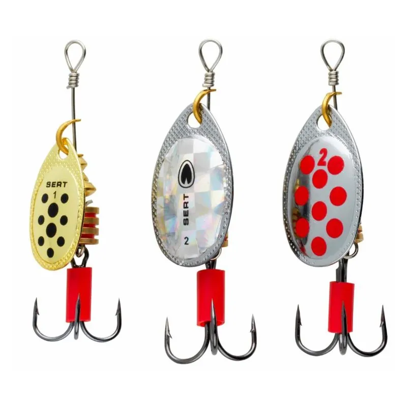 SRT Kit Cuillers Tournantes Perche Spoony – Set de 3 cuillers