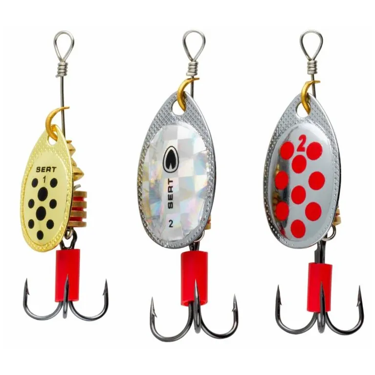 SRT Kit Cuillers Tournantes Perche Spoony – Set de 3 cuillers