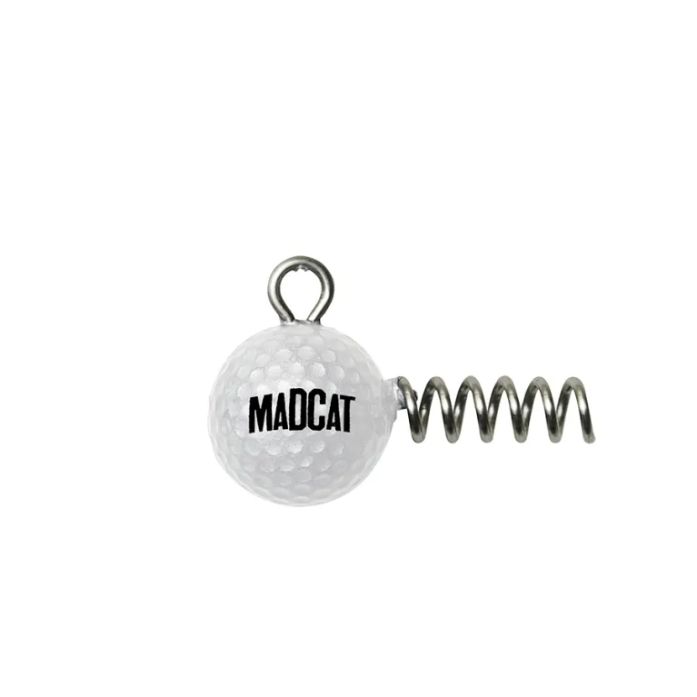 MadCat Golf Ball Screw-In Jighead – Tête plombée à visser x2