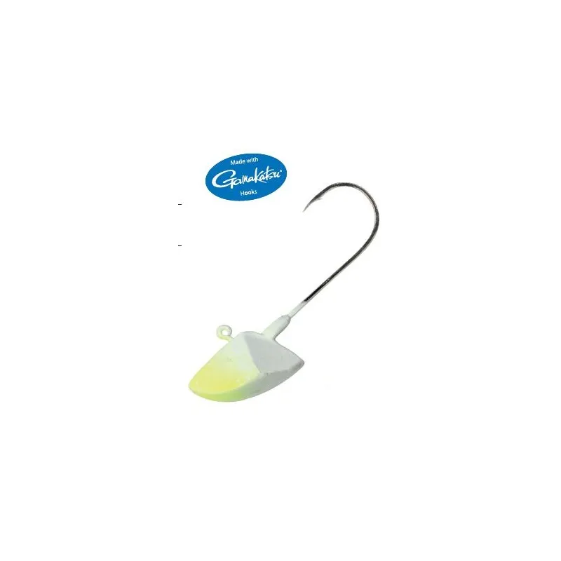 TETE PLOMBEE VERTICALE SPRO ERIE JIG GRIP WHITE