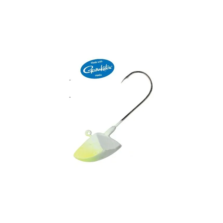 TETE PLOMBEE VERTICALE SPRO ERIE JIG GRIP WHITE