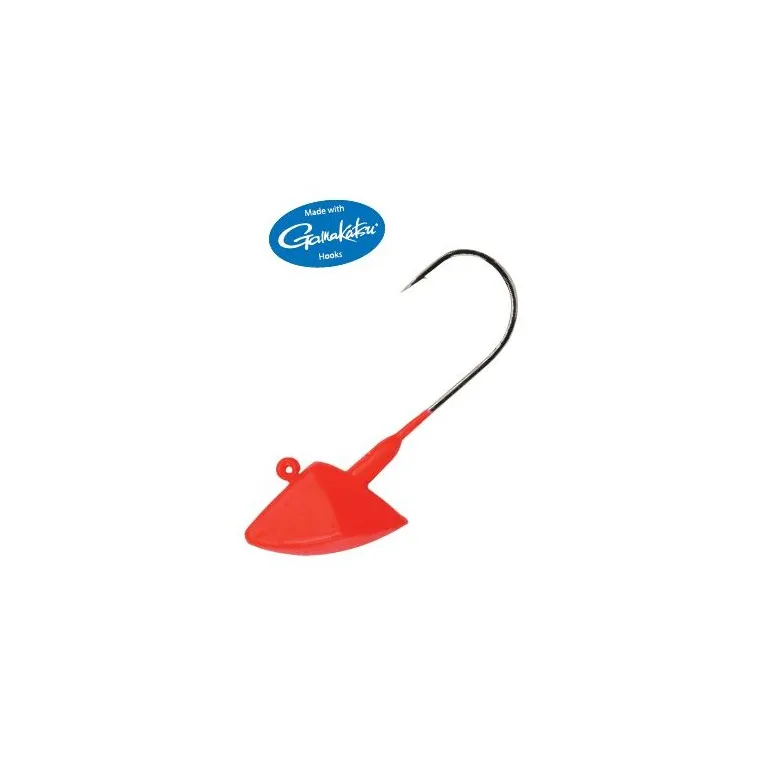 TETE PLOMBEE VERTICALE SPRO ERIE JIG GRIP RED TETE PLOMBEE VERTICALE SPRO ERIE JIG GRIP RED
