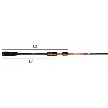 Sakura Speciz Zander Game 702 M – Canne spinning 2,13 m 5-20 g