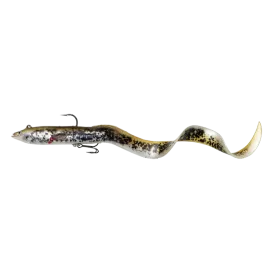 LEURRE SOUPLE REAL EEL MONTE SAVAGE GEAR 20 CM 38 GR
