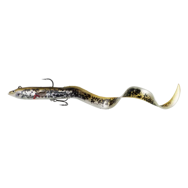 LEURRE SOUPLE REAL EEL MONTE SAVAGE GEAR 20 CM 38 GR