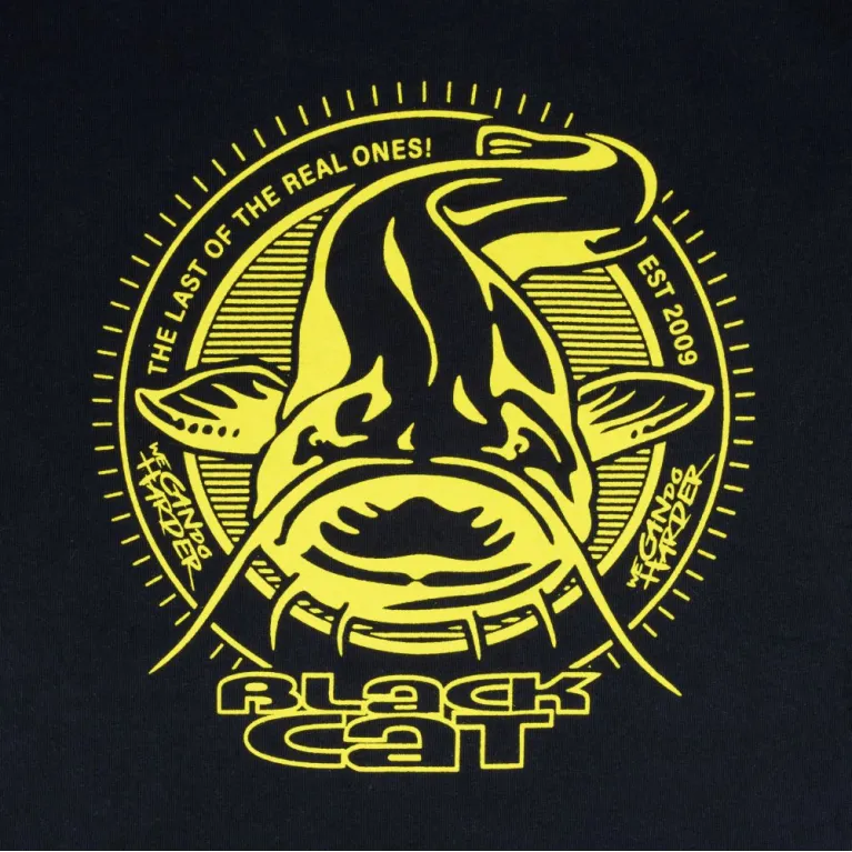 TEE SHIRT BLACK CAT ESTABLISHED COLLECTION