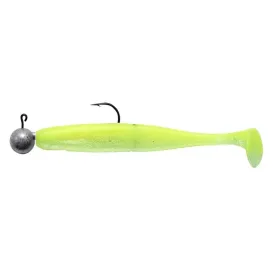 LEURRE SOUPLE SWIMY ROUND JIGHEAD RIG POMPEI SHAD 100 MM - Par 1