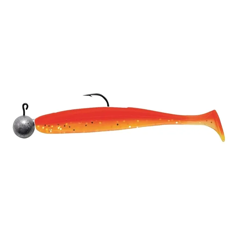 LEURRE SOUPLE SWIMY ROUND JIGHEAD RIG POMPEI SHAD 100 MM - Par 1