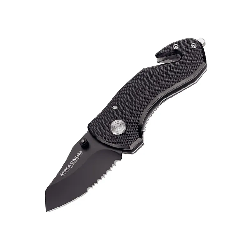 Böker Magnum Black Rescue – Couteau de secours multifonction