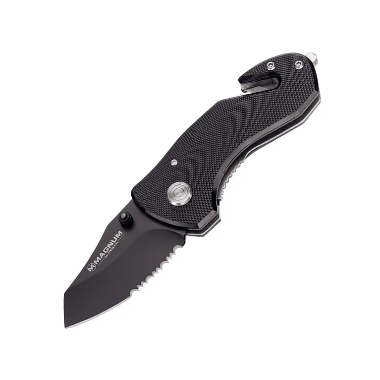 Böker Magnum Black Rescue – Couteau de secours multifonction